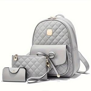 NEW 3pcs Women's Small Backpack Set